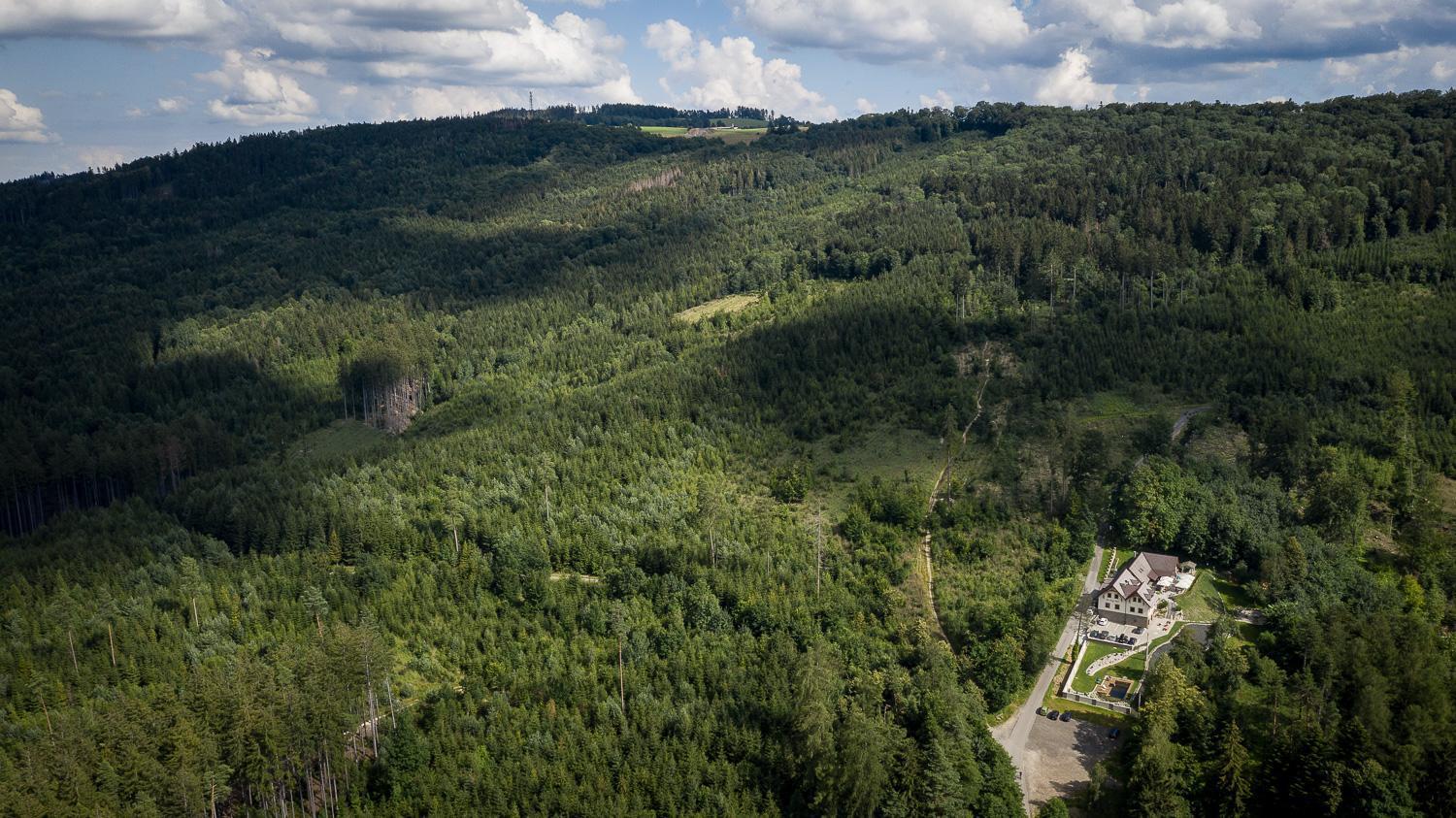 Penzion Na Kraji Lesa Valašské Meziříčí Exteriör bild